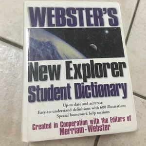 Websters New Explorer Student Dictionary